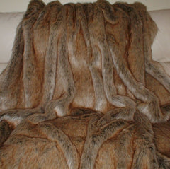 Luxury Faux Fur Dog Blanket Husky