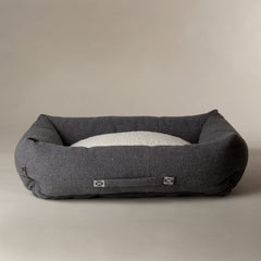 100% Recycled Eden Box Dog Bed - Charcoal