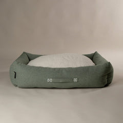 100% Recycled Eden Box Dog Bed - Sage Green