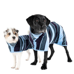 Ruff And Tumble Dog Drying Coat Harbour Stripe