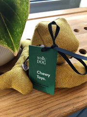 Wooldog Dog Chew Toy Set In Mustard