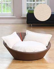 Luxury Mila Real Leather Dog Bed
