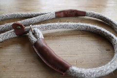 Grey Tweed 100% British Wool Dog Slip Lead