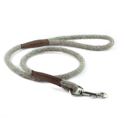 Grey Tweed 100% British Wool Dog Trigger Lead