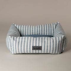 Coastal Box Dog Bed - Blue