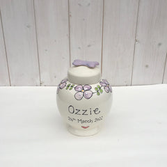Classic Round Personalised Dog Urn