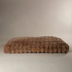 Alpine Mattress Dog Bed - Taupe Faux Fur