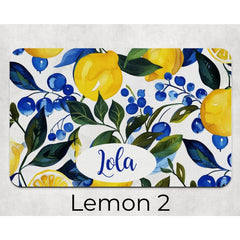 Personalised Amalfi Coast Theme Pet Bowl Placemats