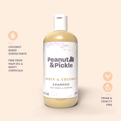 Amber & Coconut Dog and Puppy Conditioning Shampoo 1L