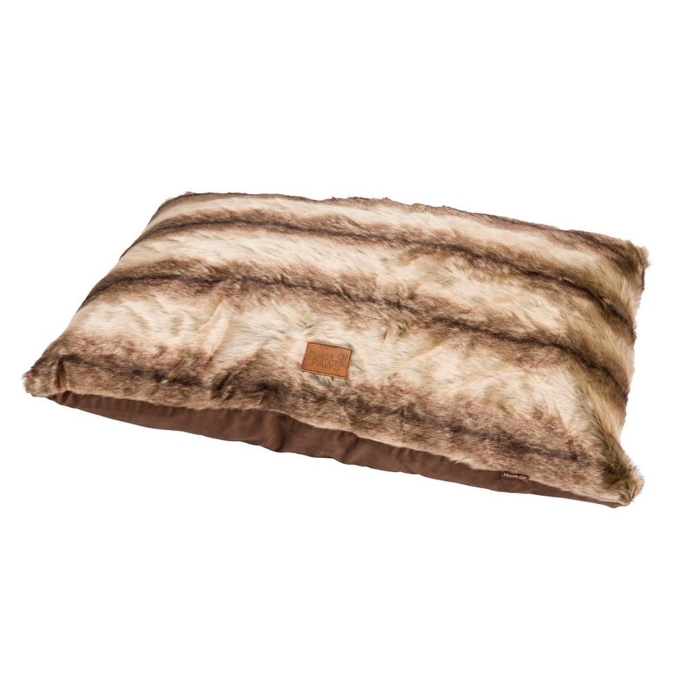 Arctic Fur Cushion Dog Bed