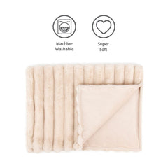 Aspen Pet Blanket - Cream