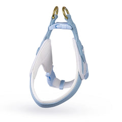 Baby Blue Step In Vegan Leather Dog Harness
