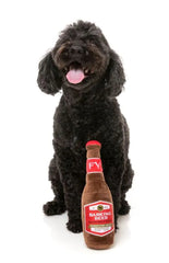 Barking Beer Dog Toy by FuzzYard