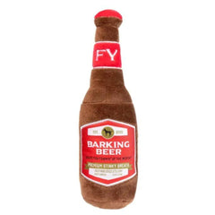 Barking Beer Dog Toy by FuzzYard