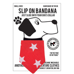 Creature Clothes Slip On Bandana Big Red Star