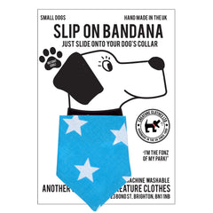 Creature Clothes Slip On Bandana Big Blue Star