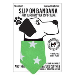 Creature Clothes Slip On Bandana Big Green Star
