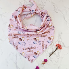 Birthday Girl Dog Bandana