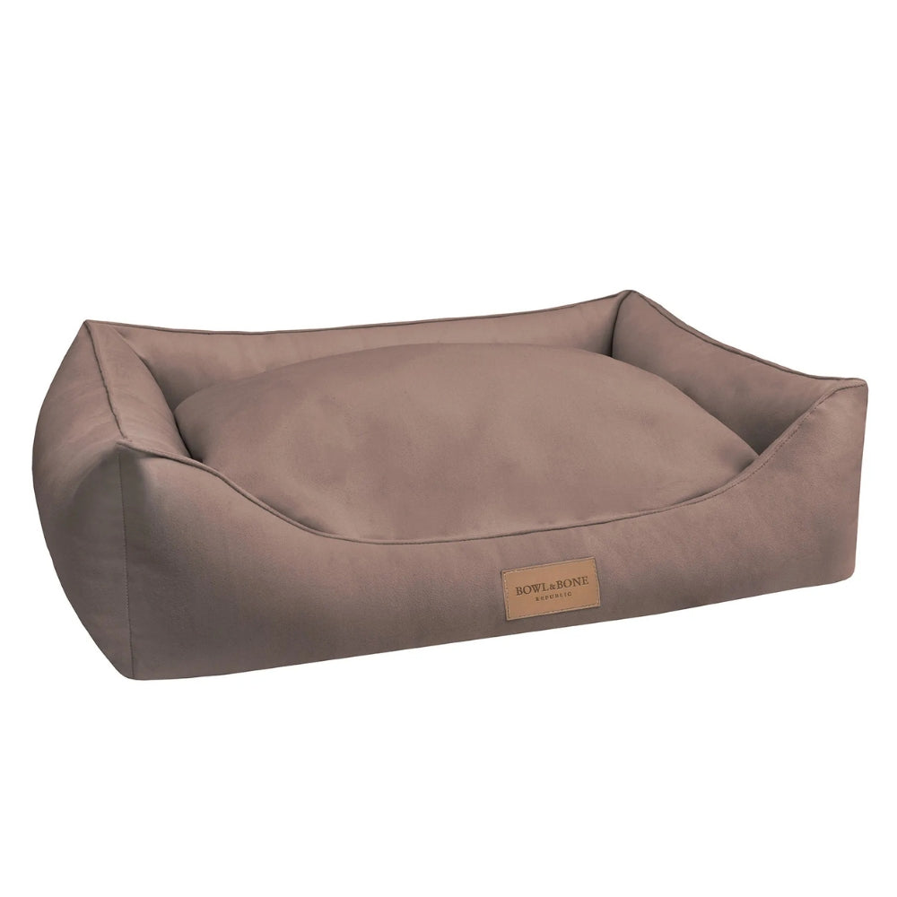 Bowl and Bone Classic Dog Bed Brown
