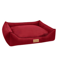 Bowl and Bone Classic Dog Bed Red