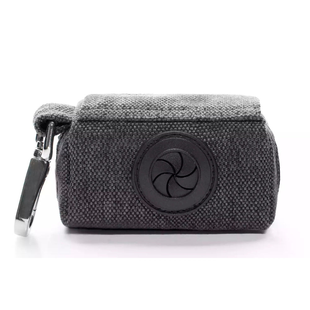 Bowl and Bone Mini Graphite Dog Poo Bag Holder