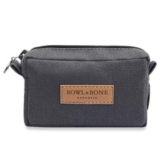 Bowl and Bone Stylish Midi Dog Treat & Poop Bag Holder Graphite