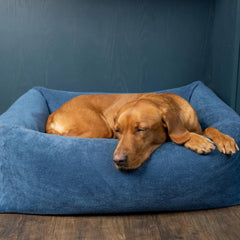 Burnham Bolster Towelling Bed Cover - Denim