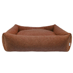 Calming Boucle Harmony Dog Bed in Harmony Brown