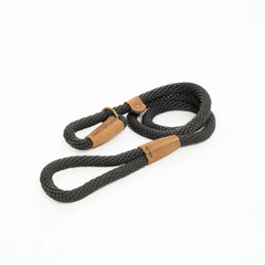 Charcoal Grey Rope Dog Leads by Ruff And Tumble