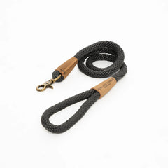 Charcoal Grey Rope Dog Leads by Ruff And Tumble