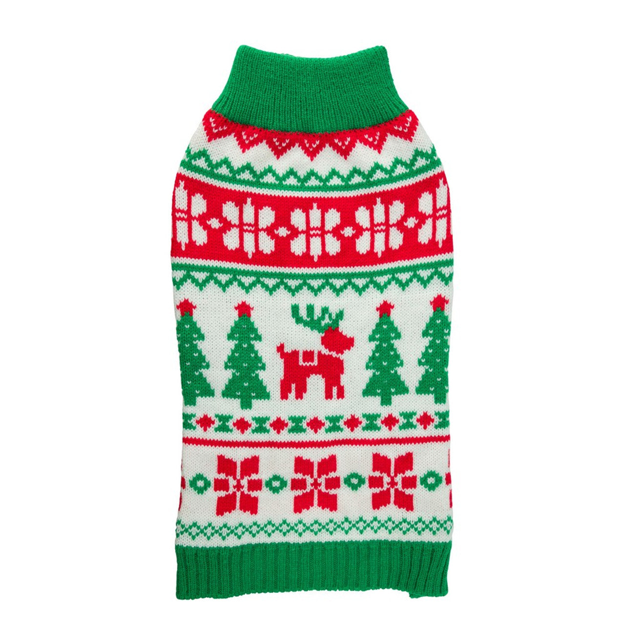 Christmas Green Polo Jumper by House of Paws