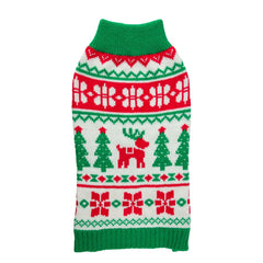 Christmas Green Polo Jumper by House of Paws