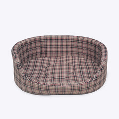 Classic Check Slumber Dog Bed by Danish Design