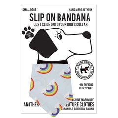 Creature Clothes Slip On Bandana Rainbow Sky
