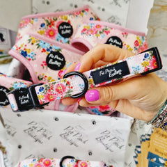 Cottage Floral Dog Collar