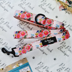 Cottage Floral Dog Lead