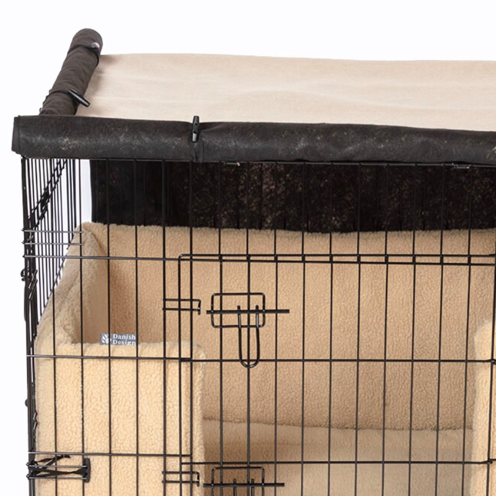 Dog Crate Cover Oatmeal by Danish Design