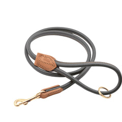 Dogs & Horses Soft Rolled Leather Leads Racing Green