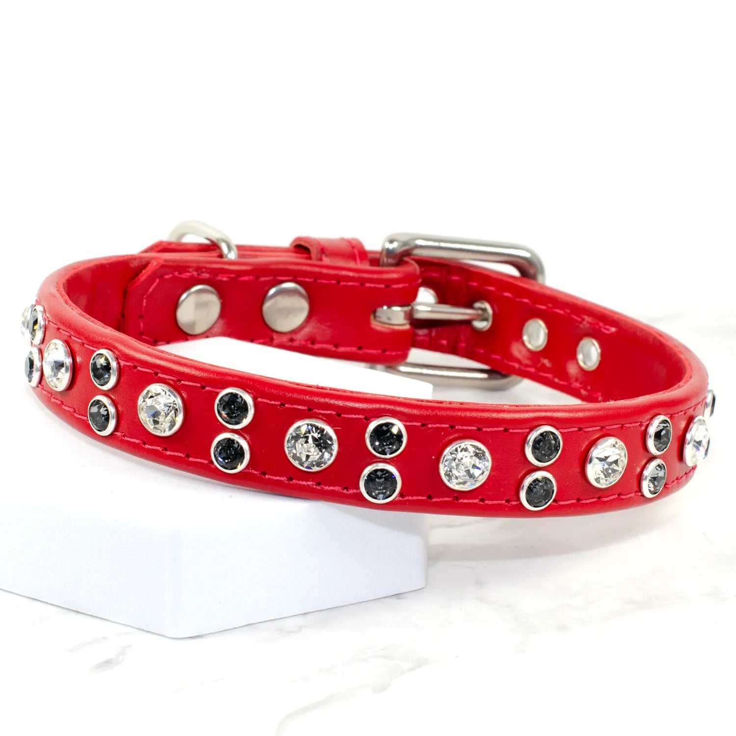 Dot Matrix Dazzling Dog Collar by Petiquette