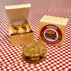 Double Cheeseburger Natural Dog Treat