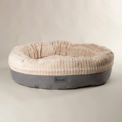 Ellen Donut Dog Bed Light Grey