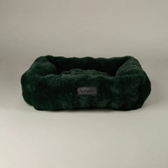Festive Fur Box Dog Bed - Green