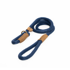 French Navy Rope Dog Leads by Ruff And Tumble