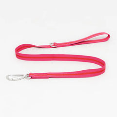 All-Terrain Canvas Dog Lead - Fuchsia / Scarlett
