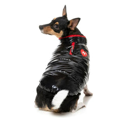 FuzzYard Amor Puffer Dog Jacket - Black