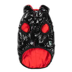 FuzzYard Amor Puffer Dog Jacket - Black