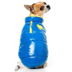 FuzzYard Amor Puffer Dog Jacket - Cobalt Blue
