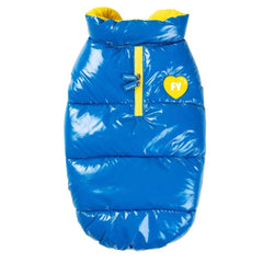 FuzzYard Amor Puffer Dog Jacket - Cobalt Blue