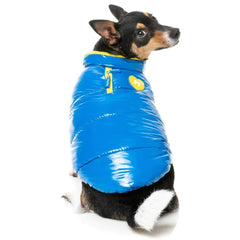 FuzzYard Amor Puffer Dog Jacket - Cobalt Blue