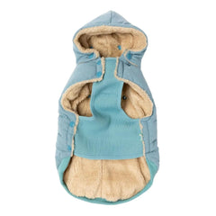FuzzYard Essential Puffer Dog Jacket - Blue